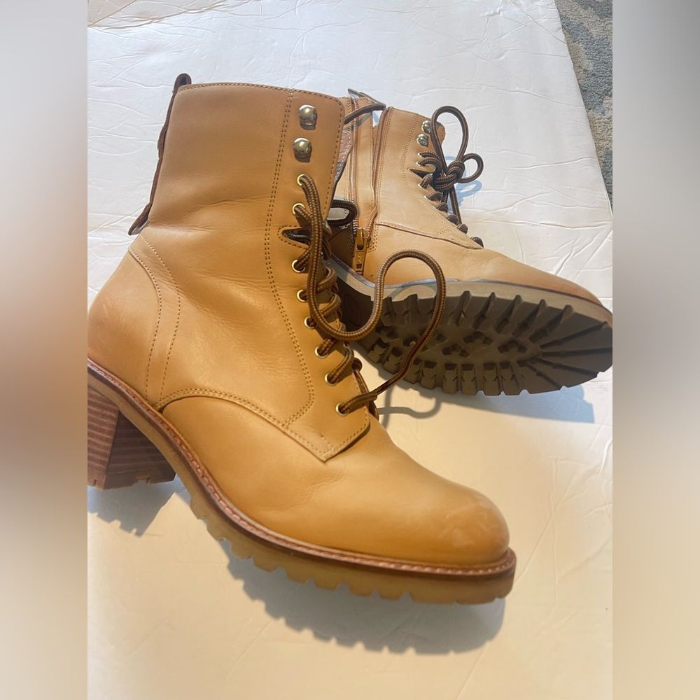 NEW Seychelles Irresistible Combat Boots 10 TAN - Picture 10 of 10